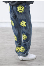 CZ Dead Emoji Multi Pockets Jeans