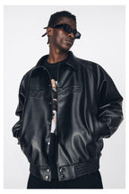 Antidote WTF Logo PU Leather Jacket