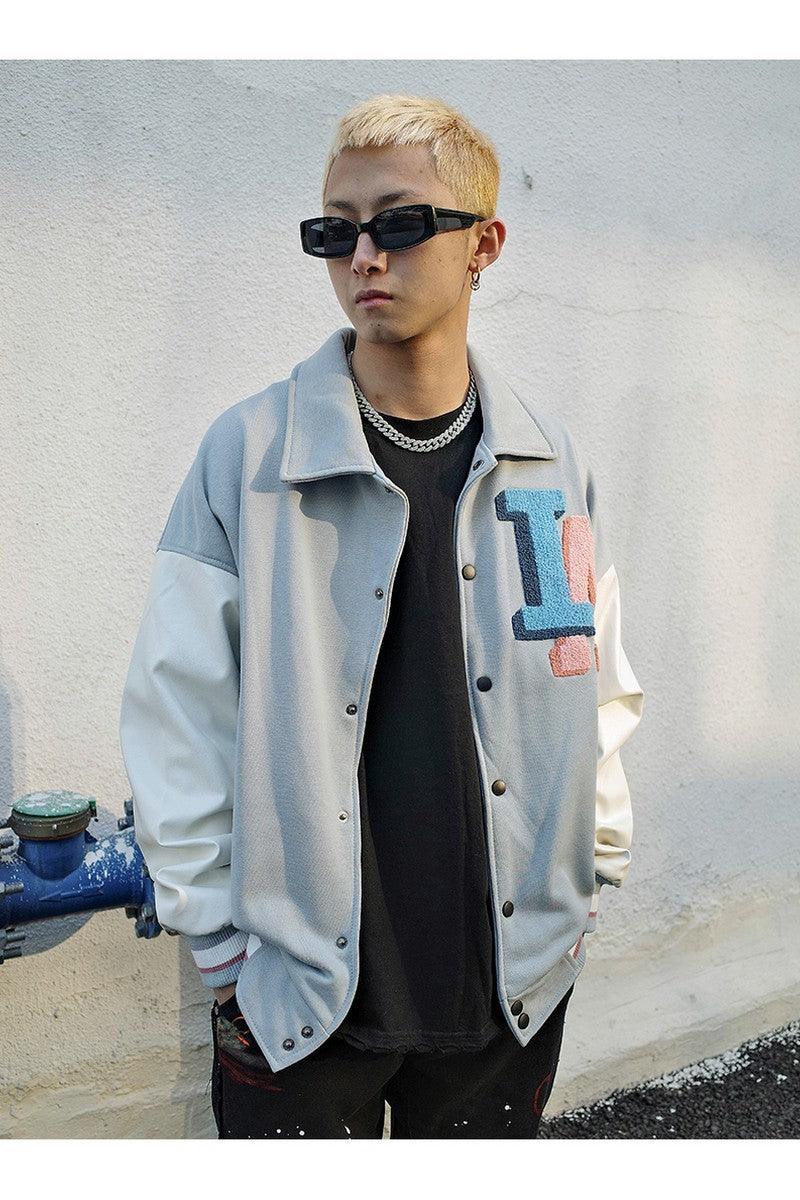CZ LA Embroidered Varsity Jacket
