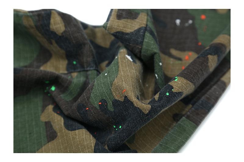 Camo Ink Flared Trousers