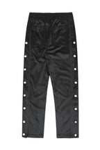 CZ Suede Buttons Straight Trousers