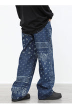 CZ Bandana Pattern Straight Trousers