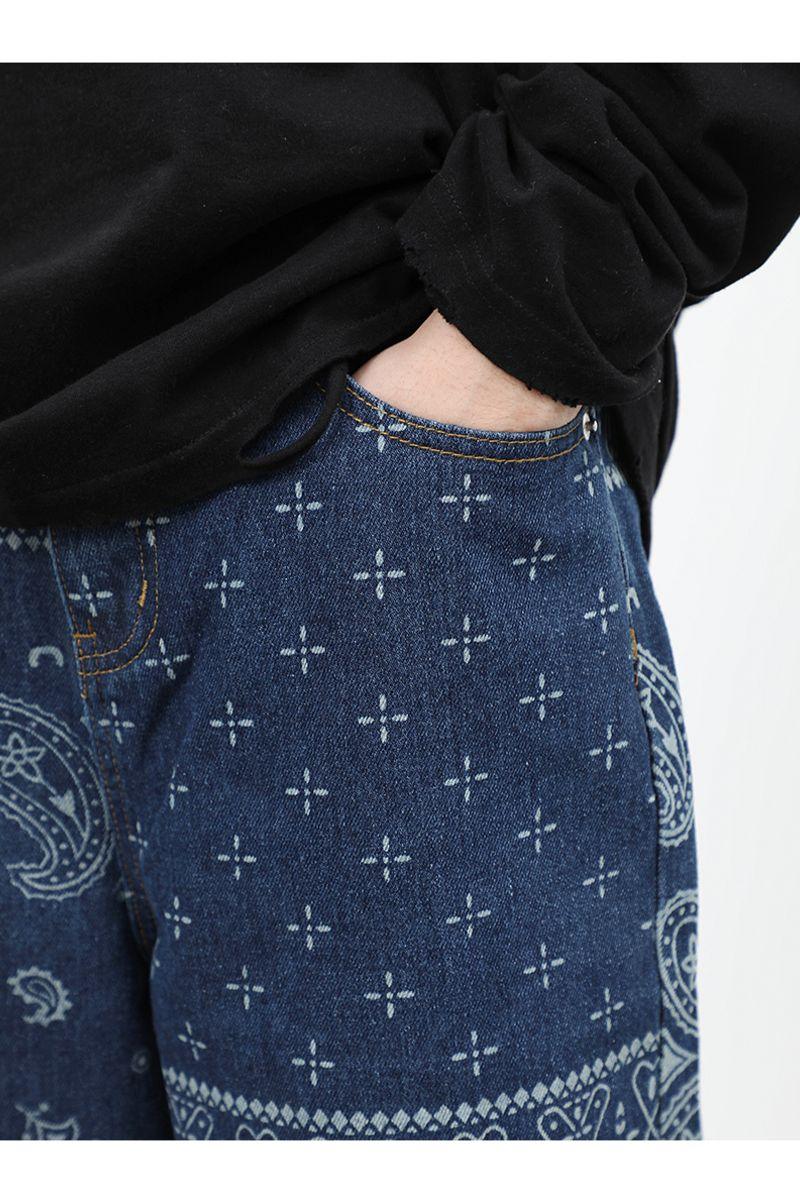 CZ Bandana Pattern Straight Trousers