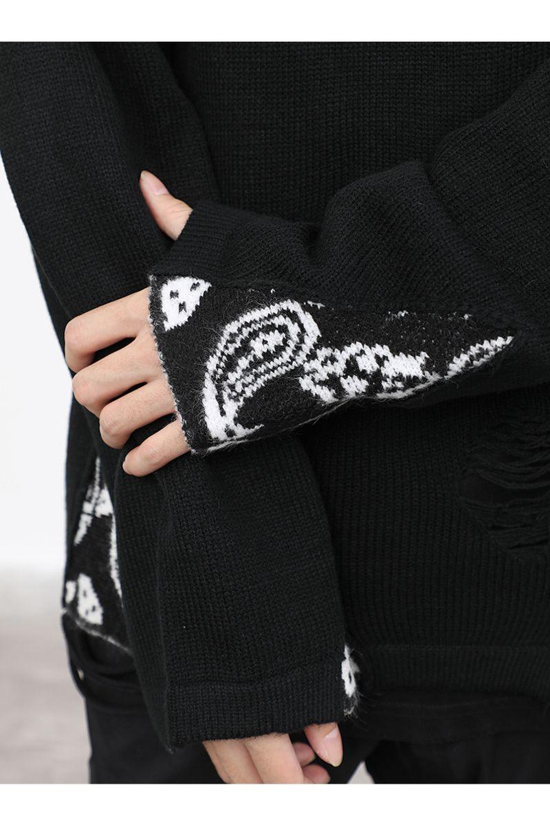 CZ Bandana Stitched Sweater
