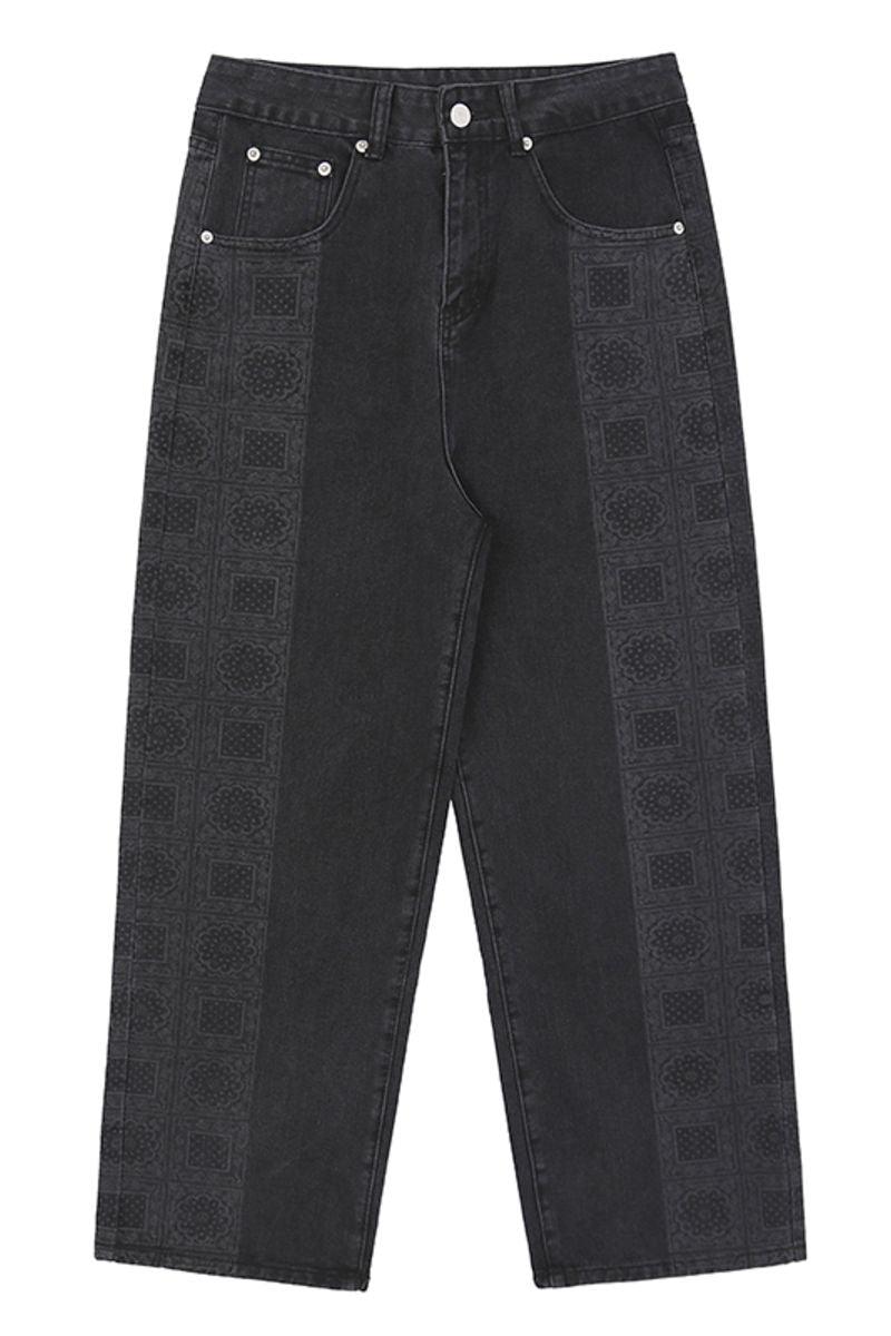 CZ Bandana Retro Loose Jeans - UK Only