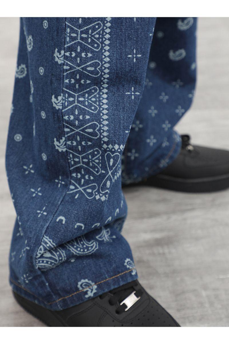 CZ Bandana Pattern Straight Trousers