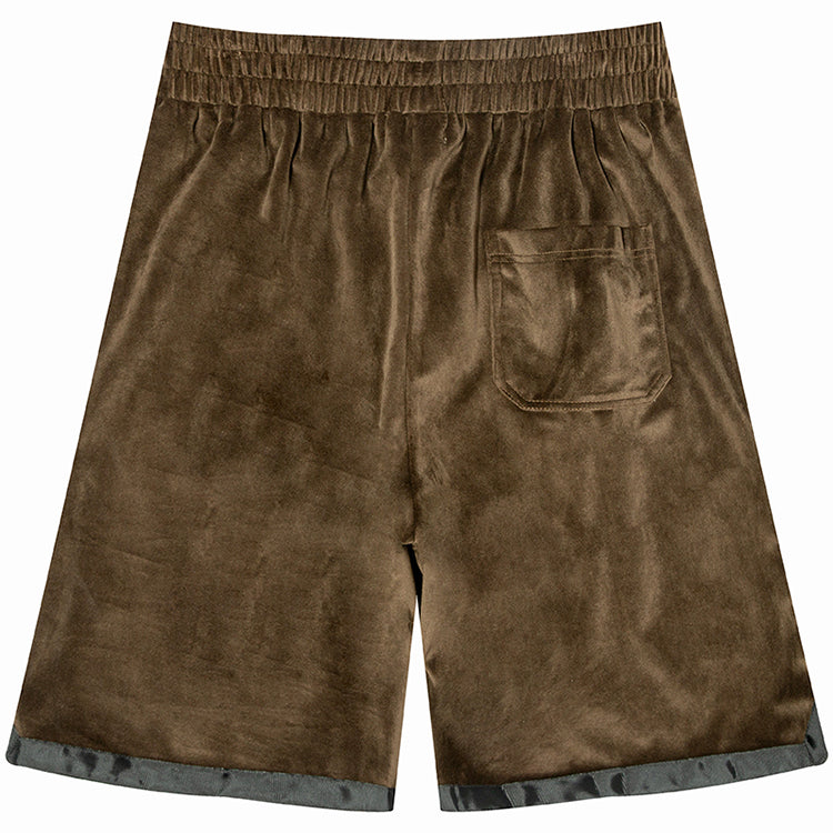 Old Order Velvet Logo Shorts