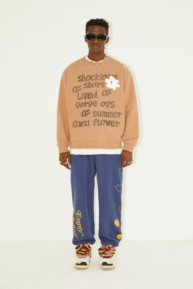 Empty Reference Heavy Knit Love Sweatpants