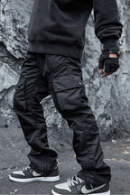 STEEPC Multi Pocket Flared Trousers