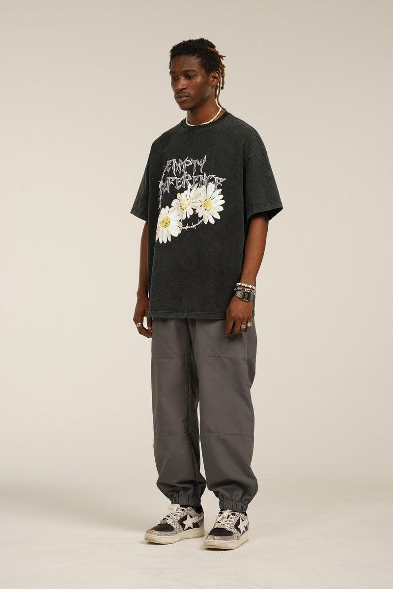 Empty Reference Smiley Logo Casual Pants