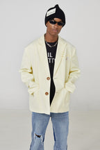 STEEPC Light Yellow Basic Suit Jacket