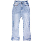 OO Washed Logo Flared Jeans