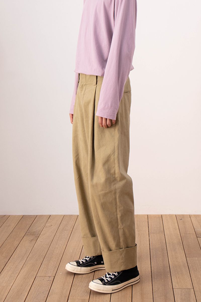 Mix7 High Waist Straight Trousers