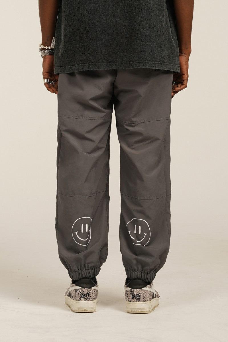 Empty Reference Smiley Logo Casual Pants