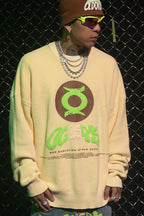 OO Foam Print Logo Knit Sweater