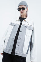 STEEPC Embroidered Logo Jeans Jacket