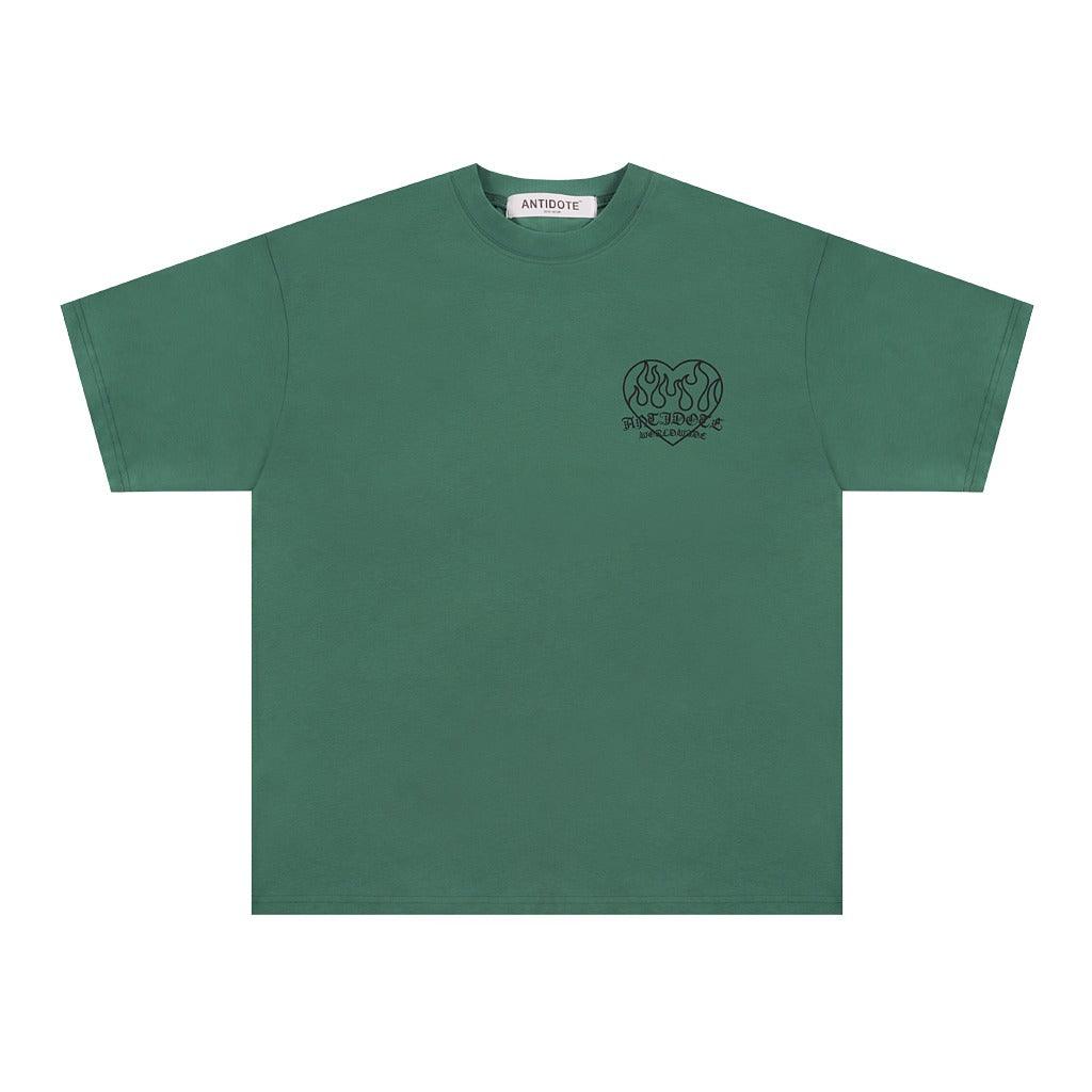 Antidote Flame Love Logo Print Tee