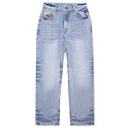OO Washed Logo Loose Jeans