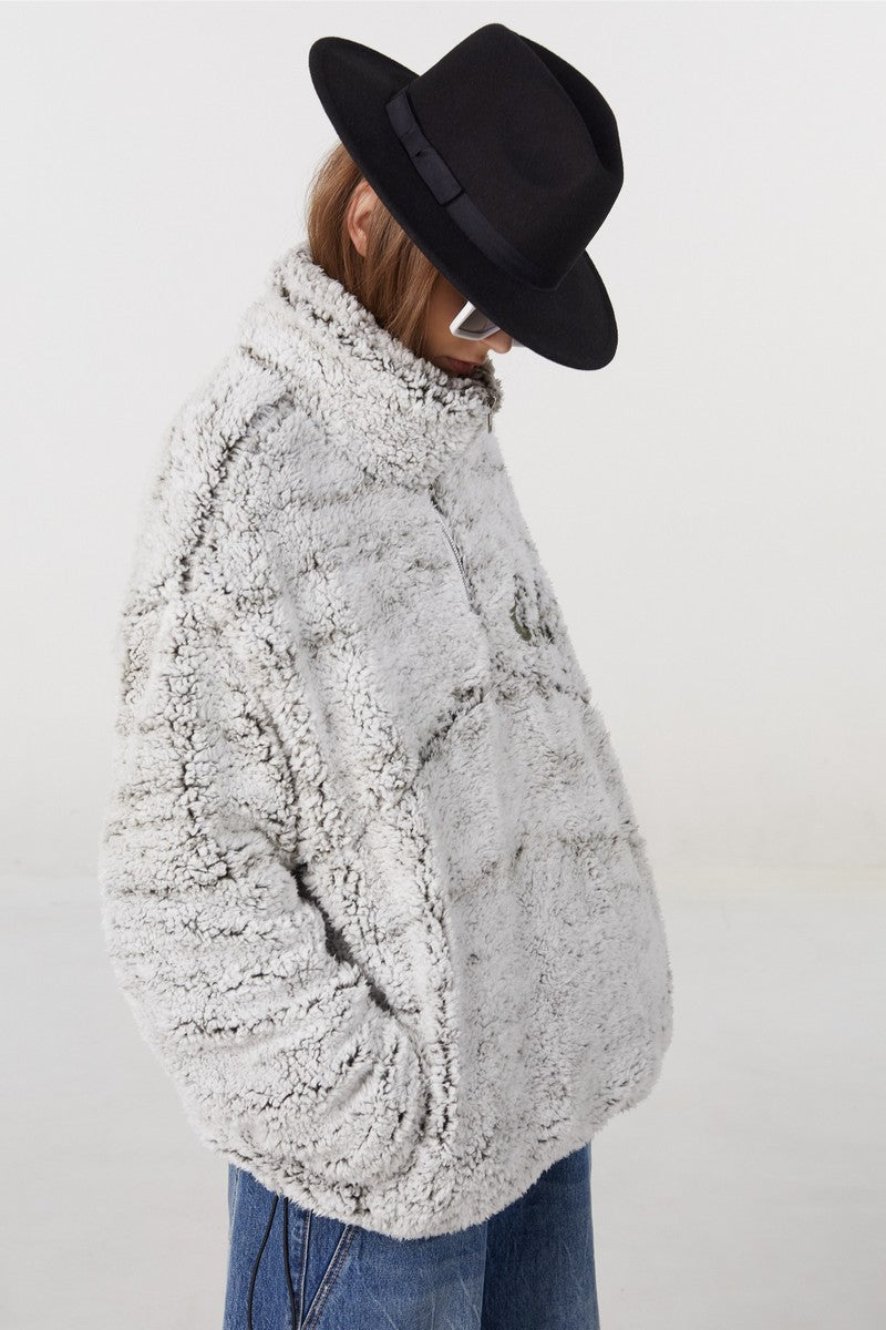 STEEPC Embroidered Sherpa Jacket