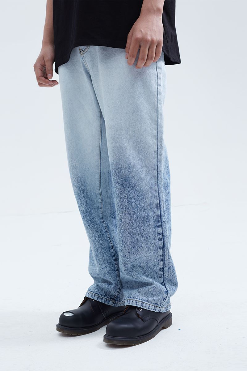 STEEPC Gradient Washed Jeans