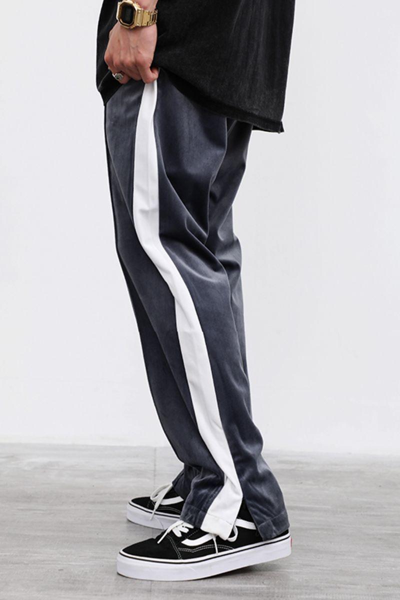 CZ Velvet Track Pants