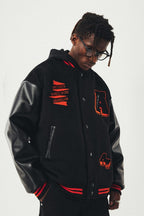 ANT Logo Embroidered Varsity Jacket