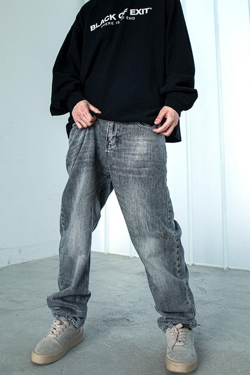 CZ Vintage Washed Loose Jeans