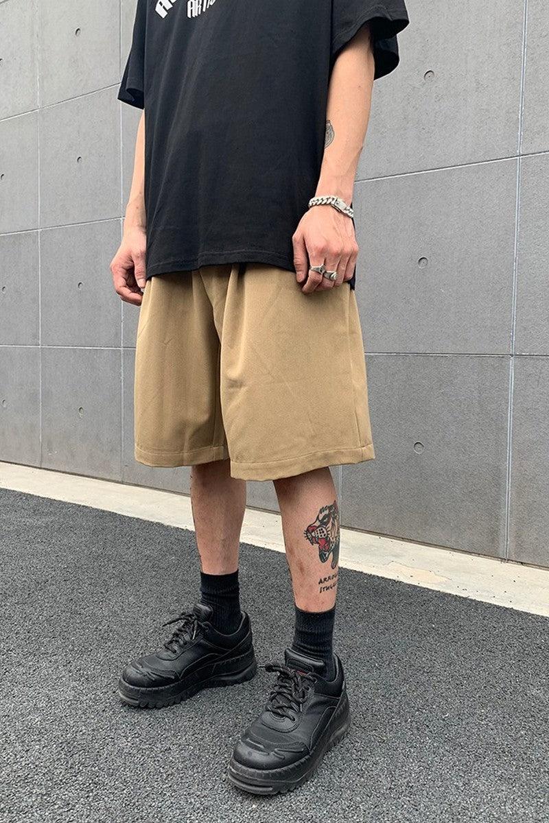 CZ Pleated Casual Shorts - UK Only