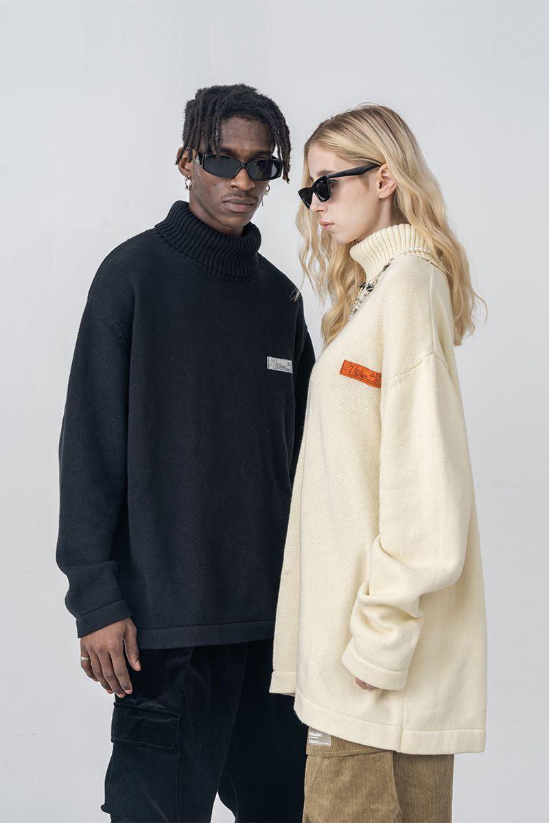 H/C High Collar Logo Sweater - UK Only