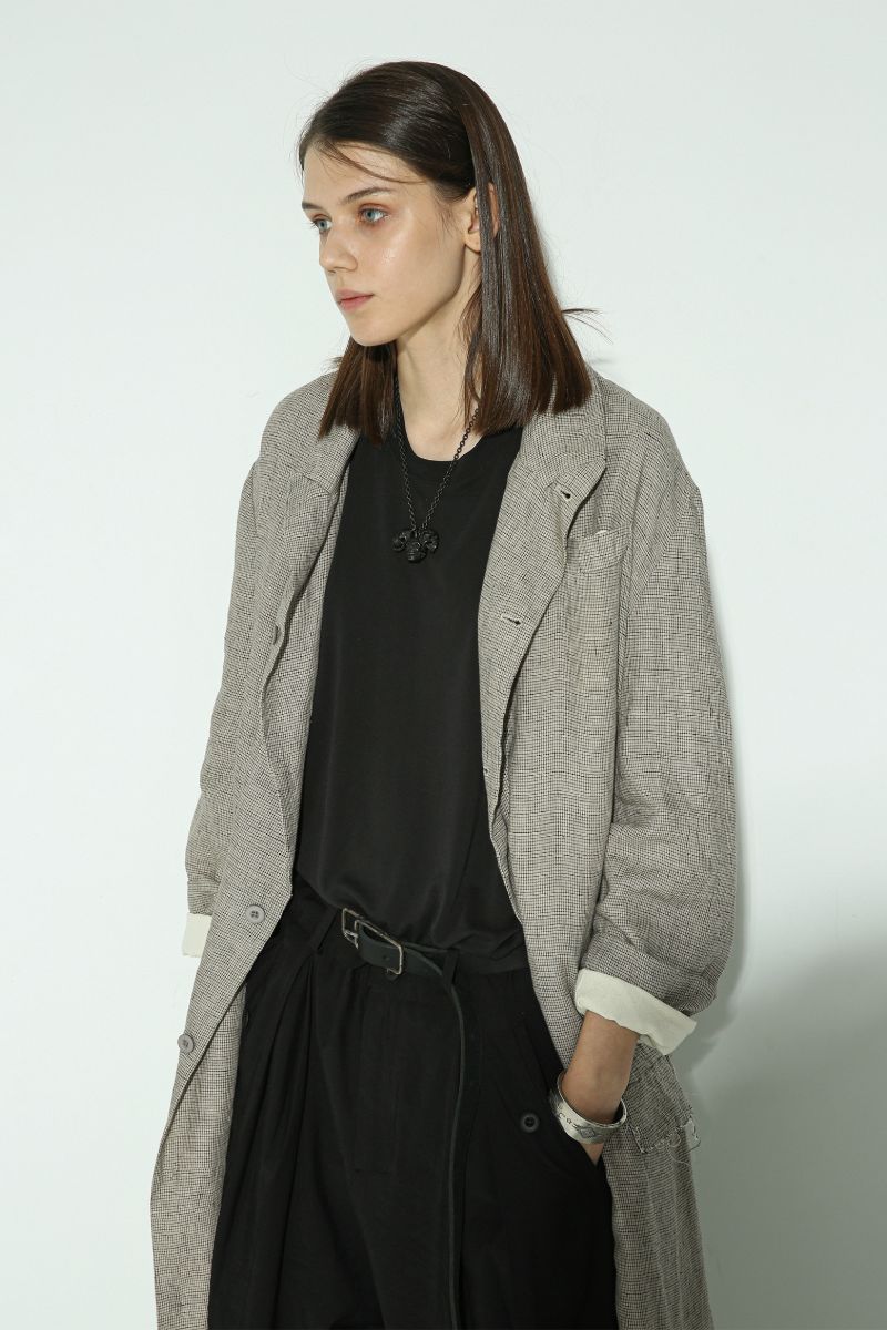 Unknown World Plaid Distressed Coat