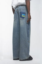 BNP Custom Rings Straight Loose Jeans