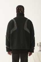 Empty Reference Stitched Sherpa Jacket