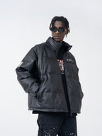 H/C Leather Down Jacket - UK Only