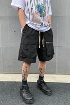 CZ Front Pockets Functional Shorts