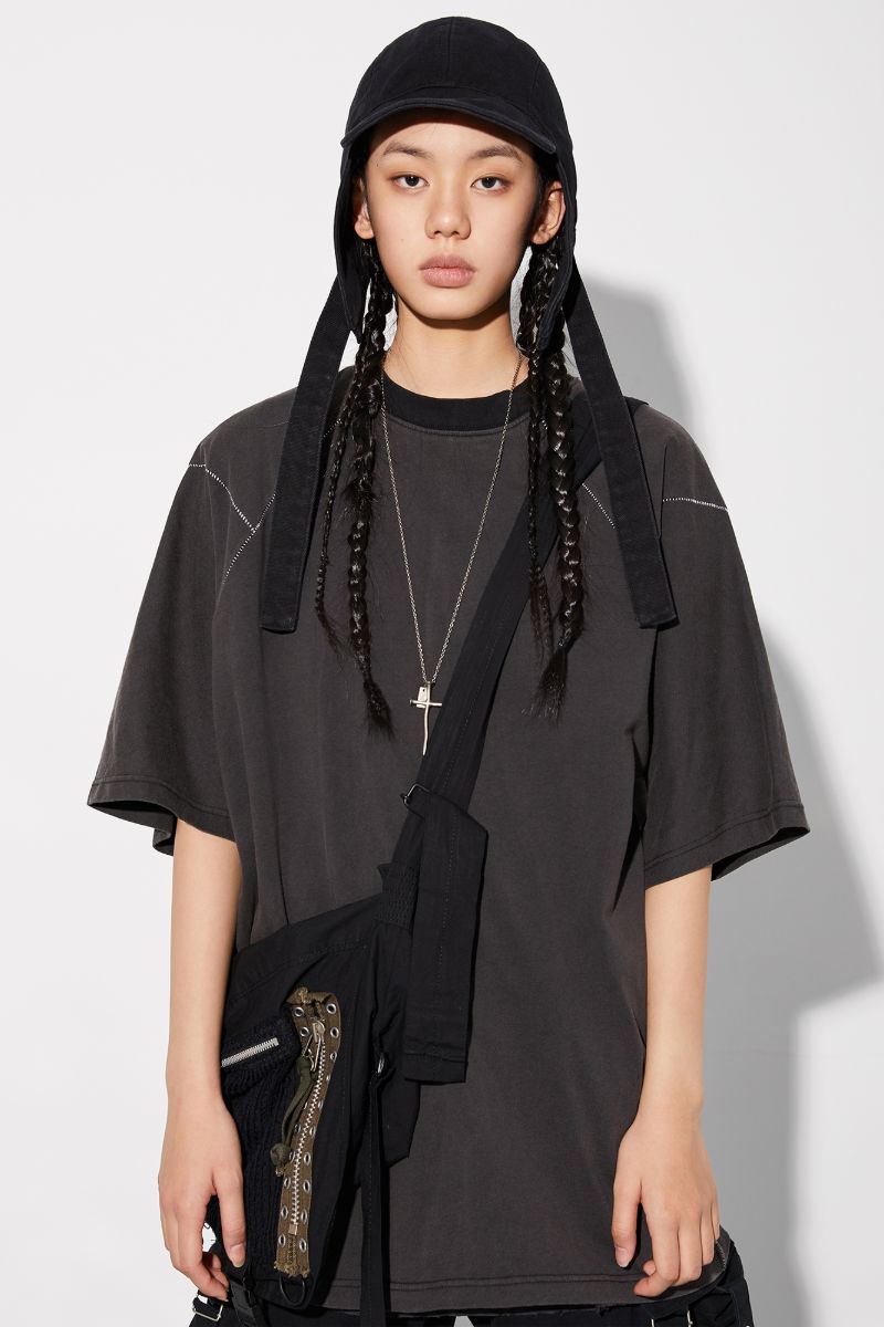 Unknown World Washed Stitched Tee - UK Only
