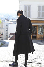 CZ Belted Woolen Coat