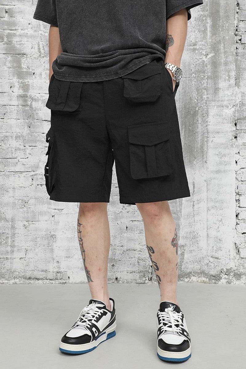 CZ Multi-Pocket Loose Shorts