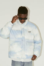 Empty Reference Clouds Print Down Jacket