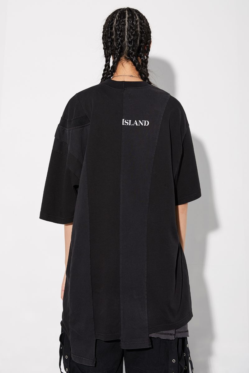 Unknown World Stitched Reconstructed Tee