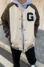 CZ Stitched Basic Varsity Jacket