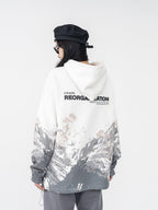 H/C Mountain Flowers Printed Hoodie - UK Only