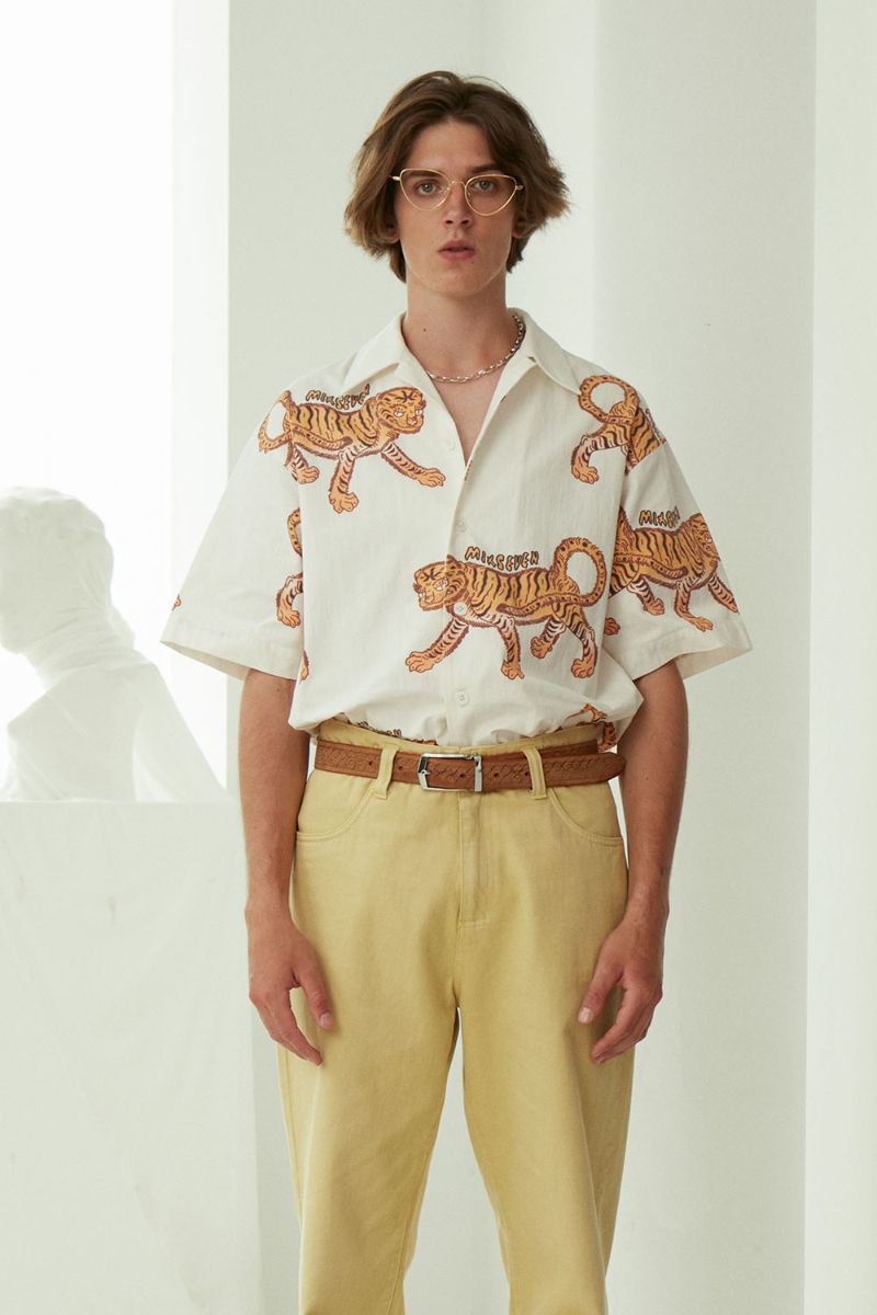 Mix7 Tigers Cuban Shirt