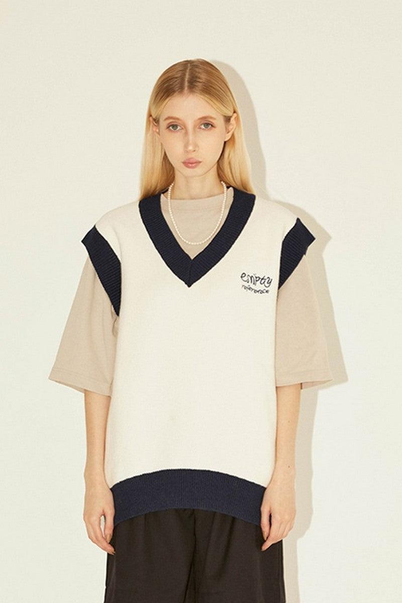 Empty Reference Logo Knit Vest