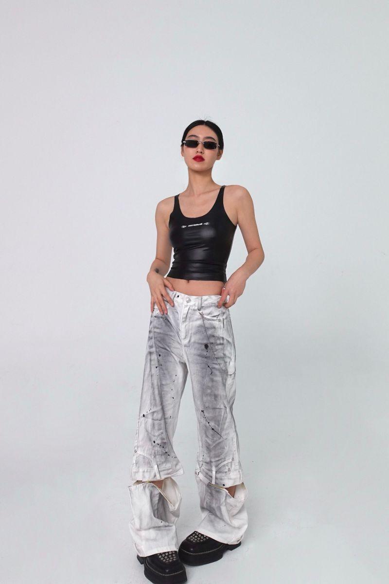 CZ Splash Ink Zipper Trousers