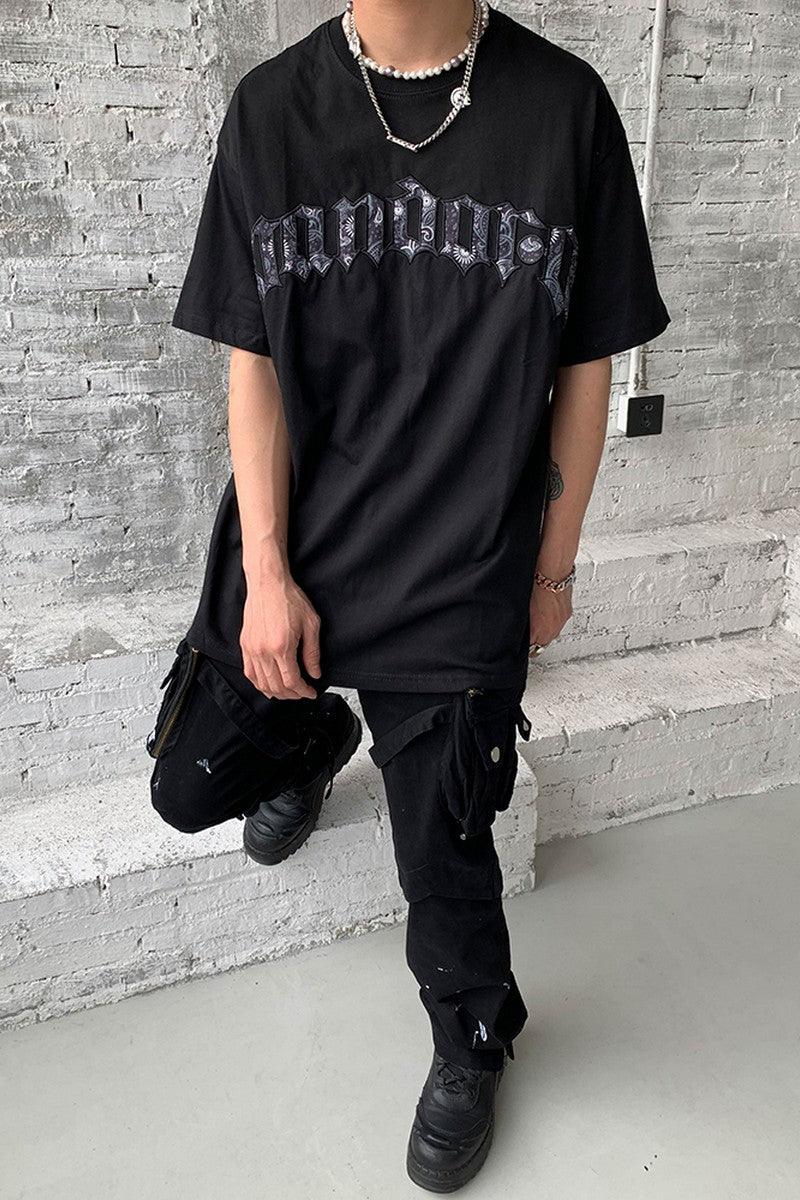CZ Cashew Embroidered Pandora Tee