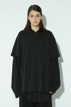 Unknown World Layered Washed Hoodie