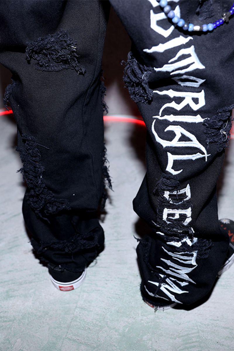 CZ ED Embroidered Washed Trousers - UK Only
