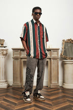 Empty Reference Striped Retro Shirt