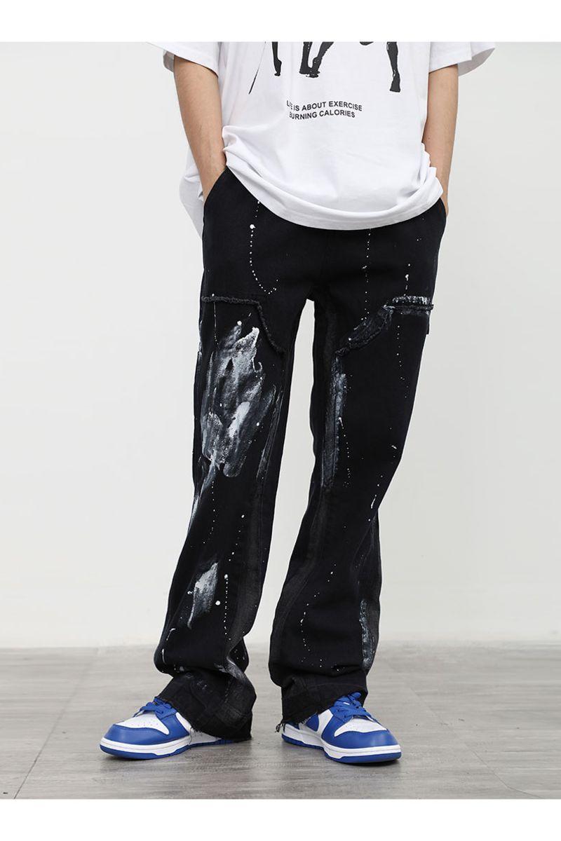 CZ Washed Ink Flared Jeans - UK Only