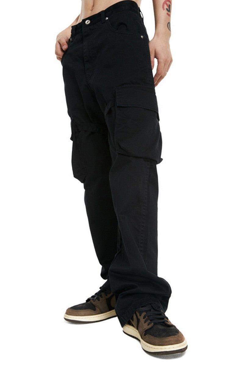 Old Order Straps Flared Cargo Trousers